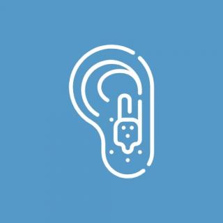 Боль в ухе и сыпь