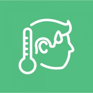 Боль в коже и высокая температура