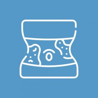 Боль на коже живота