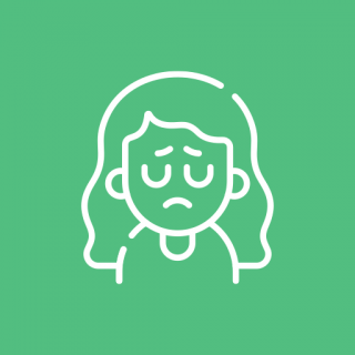 Опущение уголков рта