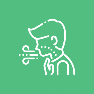 Приступ удушья после кашля