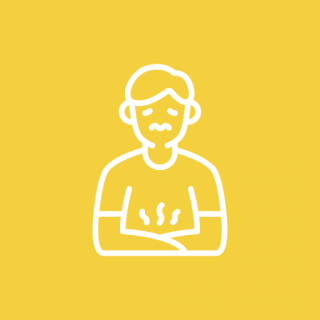 Боли в животе при наклоне